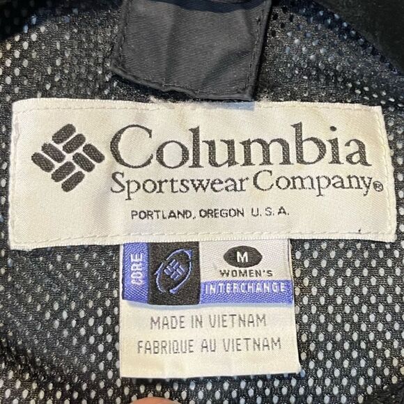 COLUMBIA Hooded Core Interchange Coat Black Women’s Size Medium - Picture 5 of 6